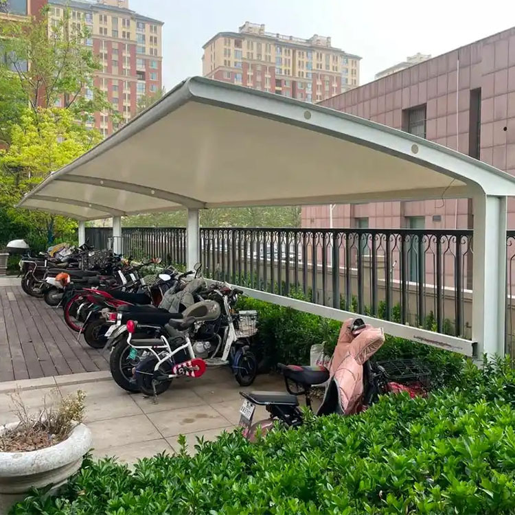 桐梓县膜结构电动车棚